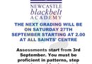 START PREPARING FOR THE NEXT GRADING ON 26TH SEPTEMBER
